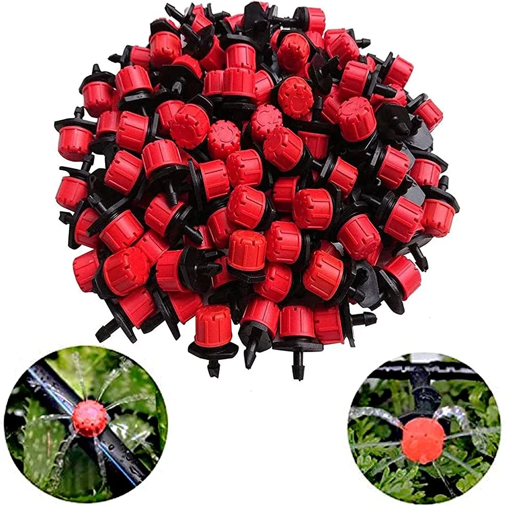Urban Farming System - 50 adet Ayarlanabilir Sulama Damlatıcılar Sprinkler