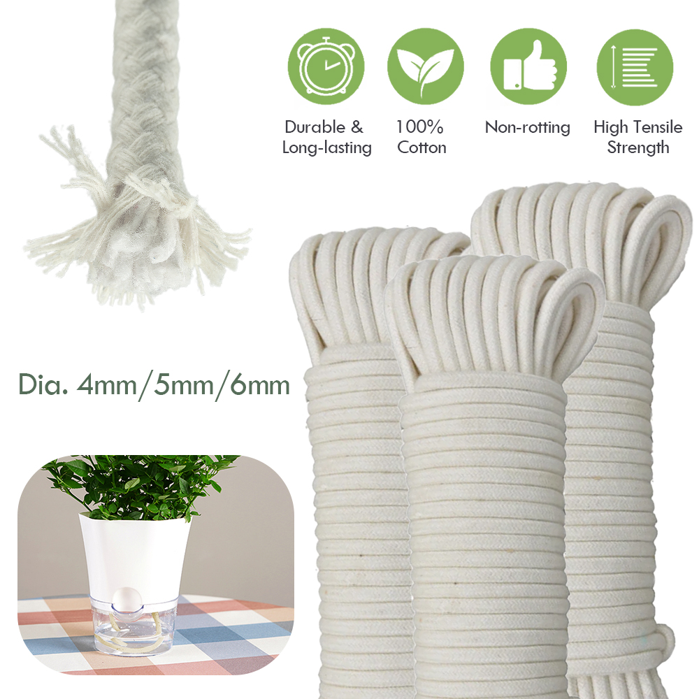 Urban Farming System - 4/5/6mm kendini sulama pamuk fitil kordon