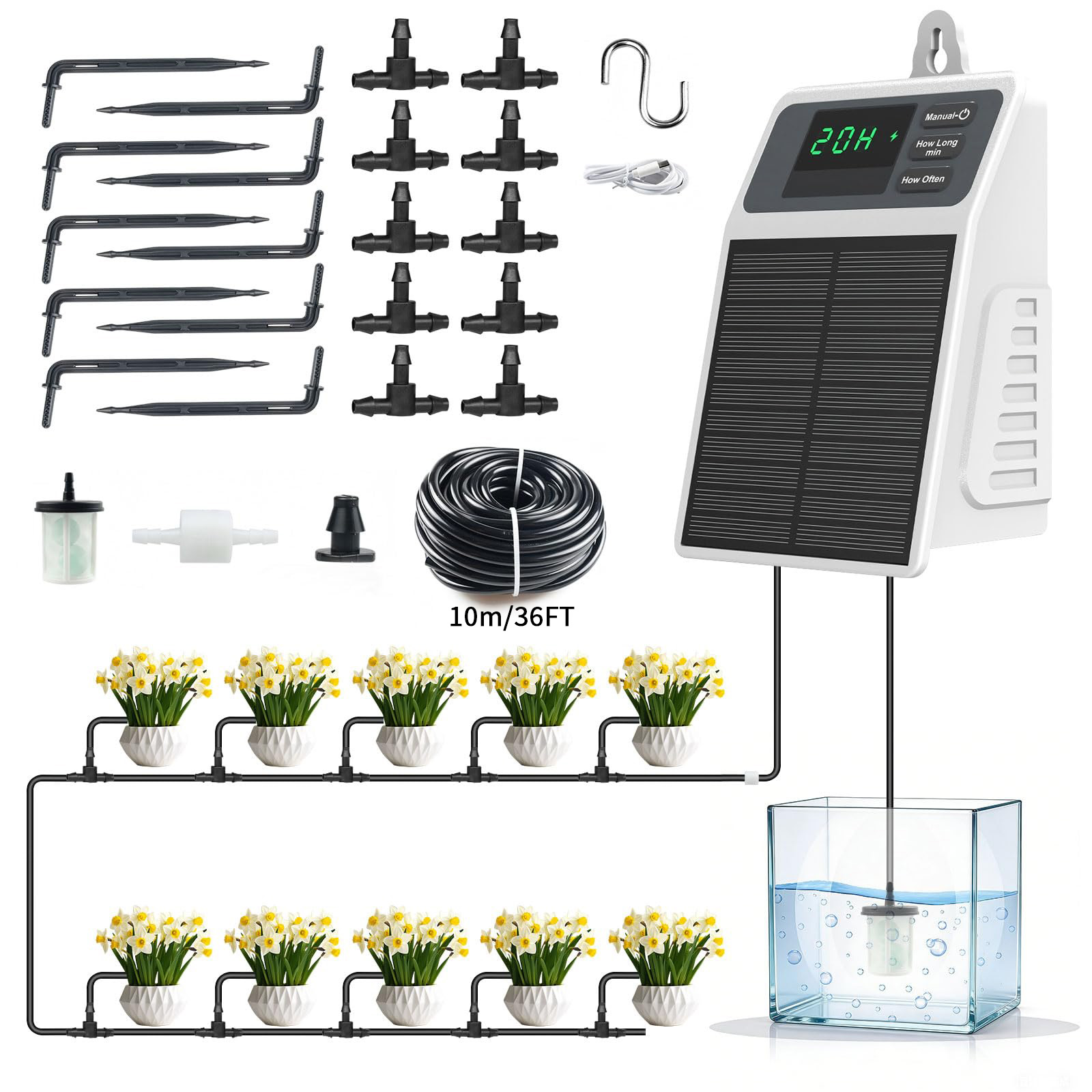 Geliştirilmiş Güneş Enerjili D - Urban Farming System incelemesi ve fiyatı