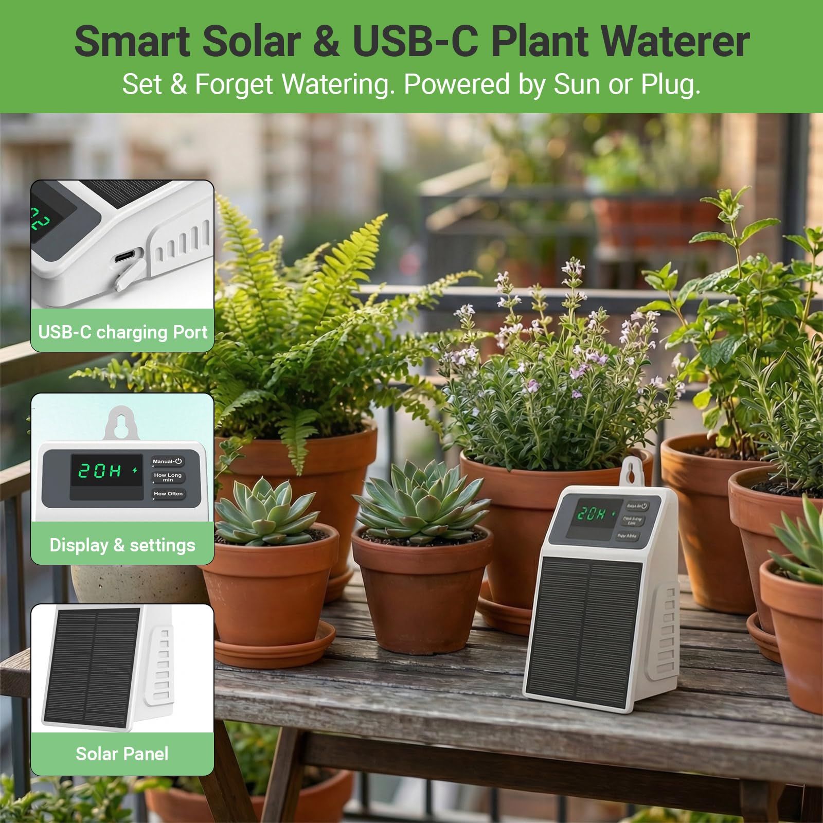 Geliştirilmiş Güneş Enerjili D - Urban Farming System incelemesi ve fiyatı